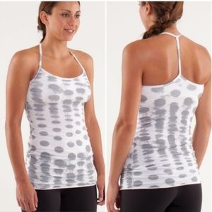 Lululemon Diversity Tank Seaside Dot Whte/Fossil 4